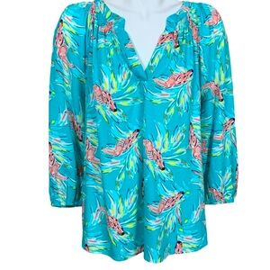 Crown & Ivy Toucan Top XL Adorable